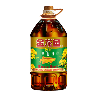 正品金龙鱼纯香菜籽油5L