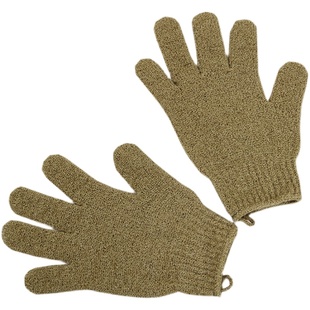 懒人洗澡手套强去污免搓泥 省力五指沐浴手套 双手通用粗砂搓澡巾