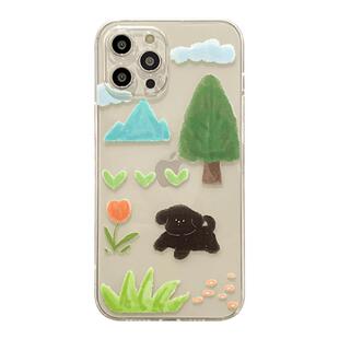 benefit可爱简约公园泰迪17pro16适用于iphone15promax苹果15PRO手机壳13新款14套12小众11透明xsmax硅胶xr防