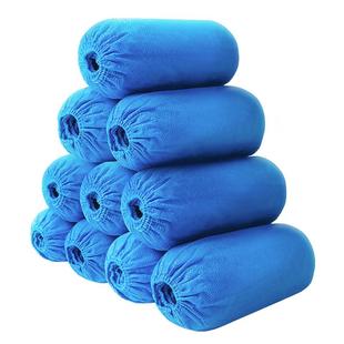 鞋套家用一次性无纺布防滑室内加厚耐磨学生待客塑料脚套反复使用