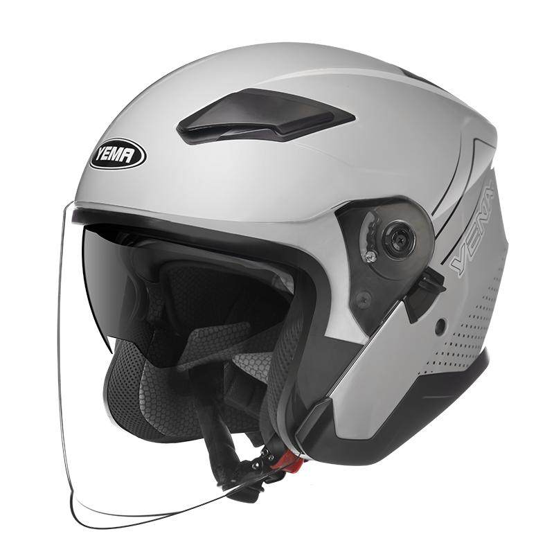 野马头盔摩托车全盔男电动车安全帽女四季通用半盔3C认证夏季防晒