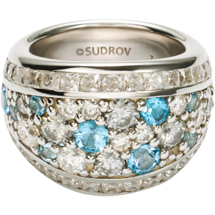 SUDROV素觉 2026S/S Lin Carat™克拉小姐轻奢高级感莫桑石戒指
