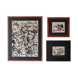 【原创】白日梦旅人胡安米罗中古小众高级感艺术沙发背景墙装饰画