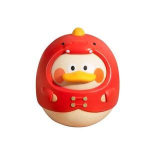 恐龙鸭不倒翁玩具婴儿可啃咬儿童宝宝学练趴抬头训练练习神器礼物