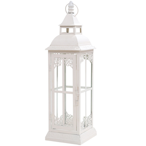 简约复古做旧铁艺马灯大号户外装饰烛台摆件创意婚庆路引道具风灯