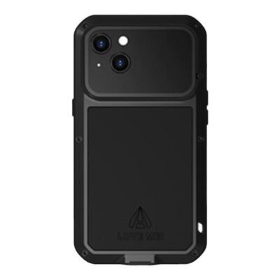 苹果系列金属硅胶镜头全包防摔壳