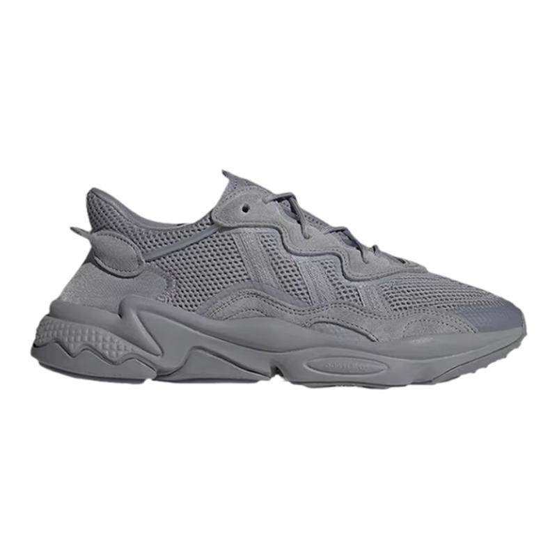 Adidas三叶草深灰色OZ男女跑步鞋