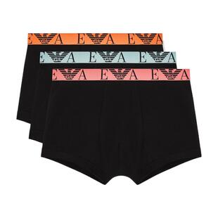 【礼物】EMPORIO ARMANI/阿玛尼春夏新款男三条提花平角内裤套装