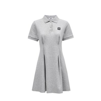 绫致ONLY2025春夏新款复古学院风显瘦POLO领短裙连衣裙女