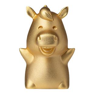 铜师傅黄铜生肖马摆件创意可爱桌面装饰品马年送礼家居工艺品