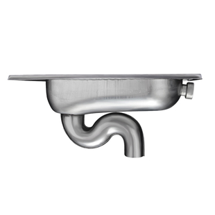 蹲便器不锈钢304材质厕所蹲马桶防臭加厚公共场所卫生间大便池