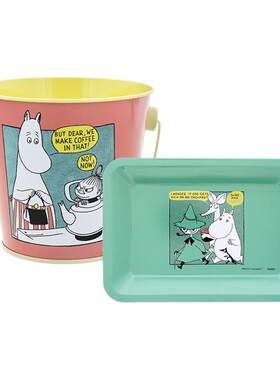 太阳星MOOMIN姆明笔筒托盘收纳盒