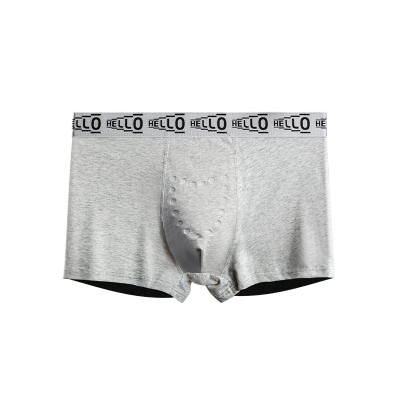 生蚝男士内裤纯棉男生男式四角内裤按摩颗粒大码平角唤醒野兽男款