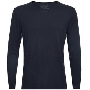 爱慕先生24秋冬燚暖衣轻燚保暖内衣男单层含山羊绒V领长袖上衣