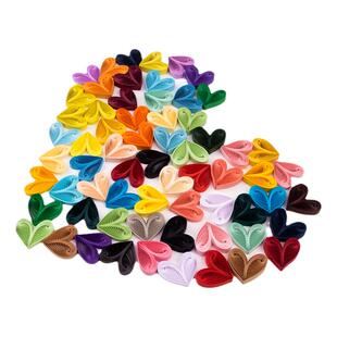 衍纸条套装3-5-10mm单色混色卷纸条衍纸画纯色手工艺术纸材料包