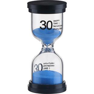 沙漏计时器儿童刷牙防摔1/5/10/20/30/3分钟时间流沙瓶漏斗一小时