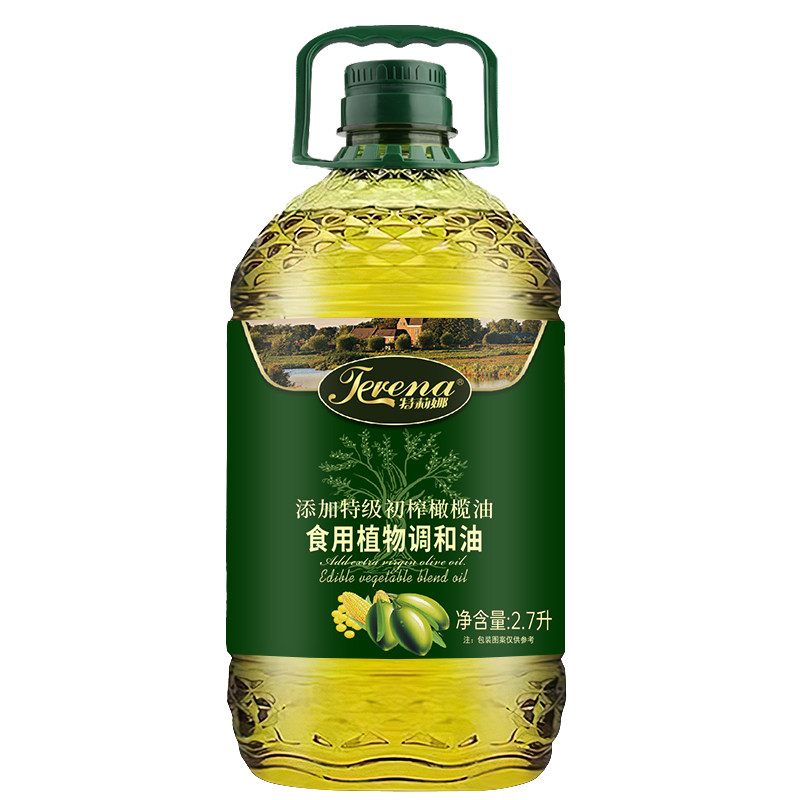 添加特级橄榄油家用橄榄调和油食用油初榨橄榄油约5斤特价实惠装