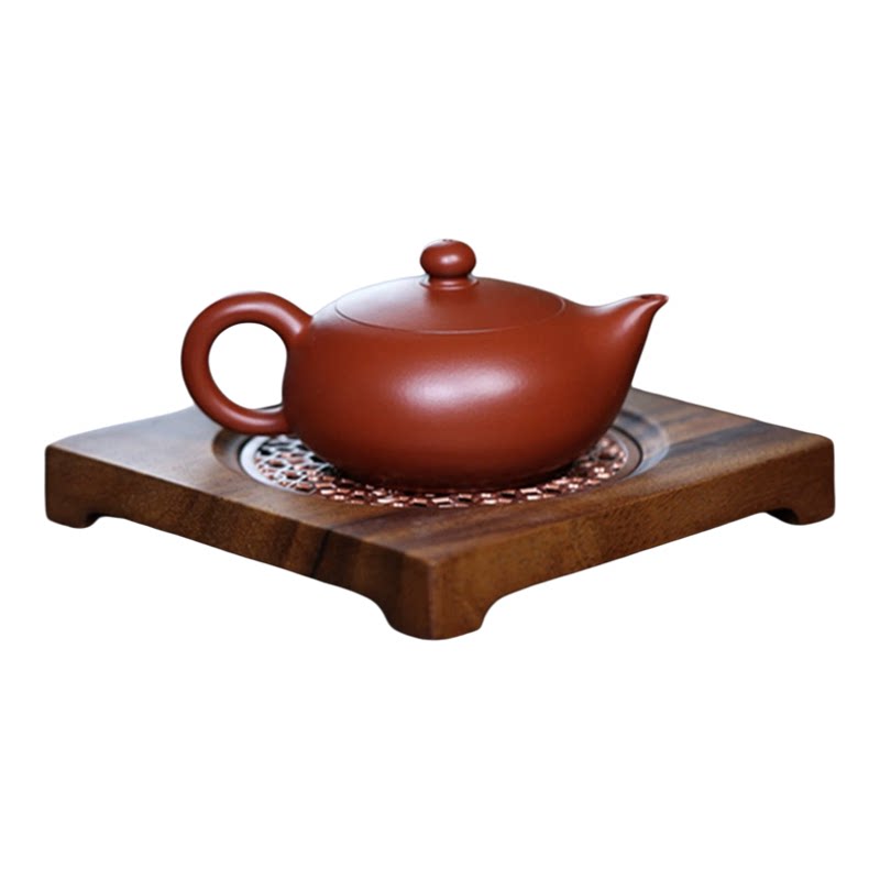 宜兴原矿紫砂凤雏壶手工大红袍朱泥泡茶功夫小品壶多孔出水130cc