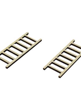 多肉微景观摆件 木质小楼梯 台阶 走廊 梯子微缩模型 DIY材料饰品