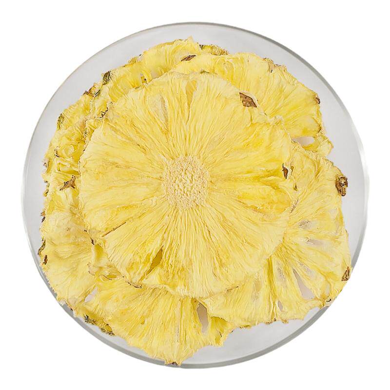 菠萝片泡水烘干凤梨片冻干水果粒冻干速溶水果块茶/果