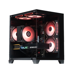 淮洋易通 台式电脑主机i5 13100F/14490F/14600KF搭配50系光追显卡RTX5050显卡DIY办公游戏组装电脑。