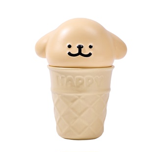 言仓线条小狗联名水杯陶瓷杯正版礼盒情侣对杯女生新年生日礼物