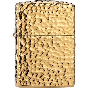 zippo打火机正品 陨石坑芝宝官方男士正版防风煤油送男友高端礼物