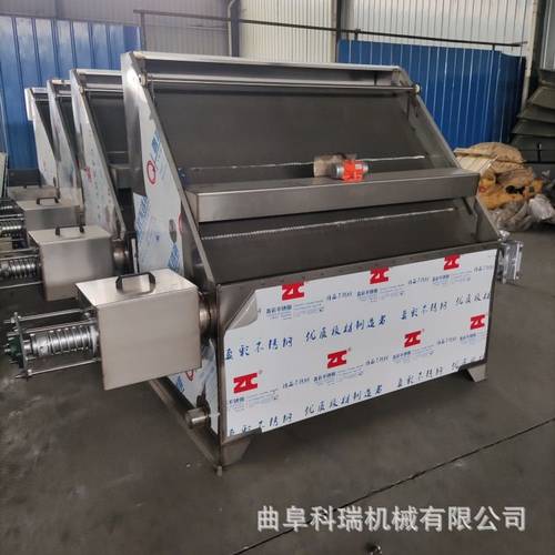 水泡猪粪干湿分离机 不锈钢纸浆脱水机 屠宰污水斜筛式固液分离机