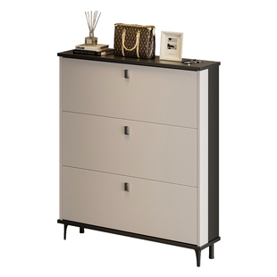 超薄翻斗鞋柜家用门口室外楼道电梯口走廊小窄收纳神器省空间鞋架