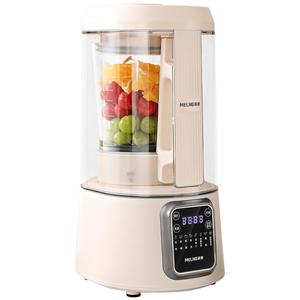 美菱柔音破壁机家用加热全自动低降噪小型豆浆非静音多功能料理机