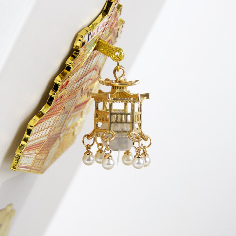 南京宫灯金属冰箱贴文磁吸国创景区挂件城市旅游发光礼物纪念品潮