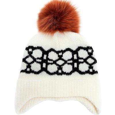 VECVEC滑雪针织帽女保暖可拆卸