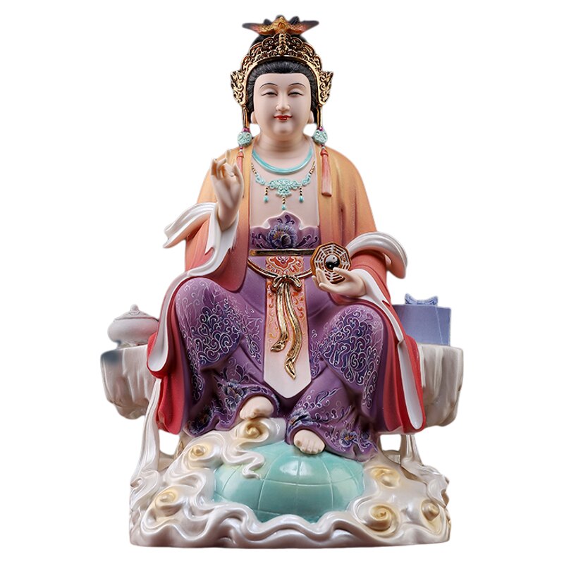 戴玉堂陶瓷《九龙地母像》神像供奉家用地姥元君后土娘娘大地之母