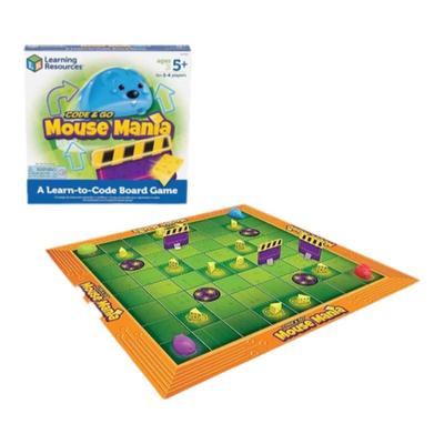 美国Learning Resources老鼠桌游游戏编程启儿童玩具益智STEM教具