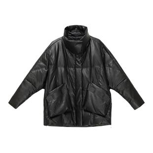 真皮皮衣羽绒服女绵羊皮中长款2025新款冬季韩版休闲显瘦皮草外套