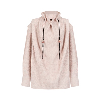 2025早春超好看独特漂亮法式衬衫