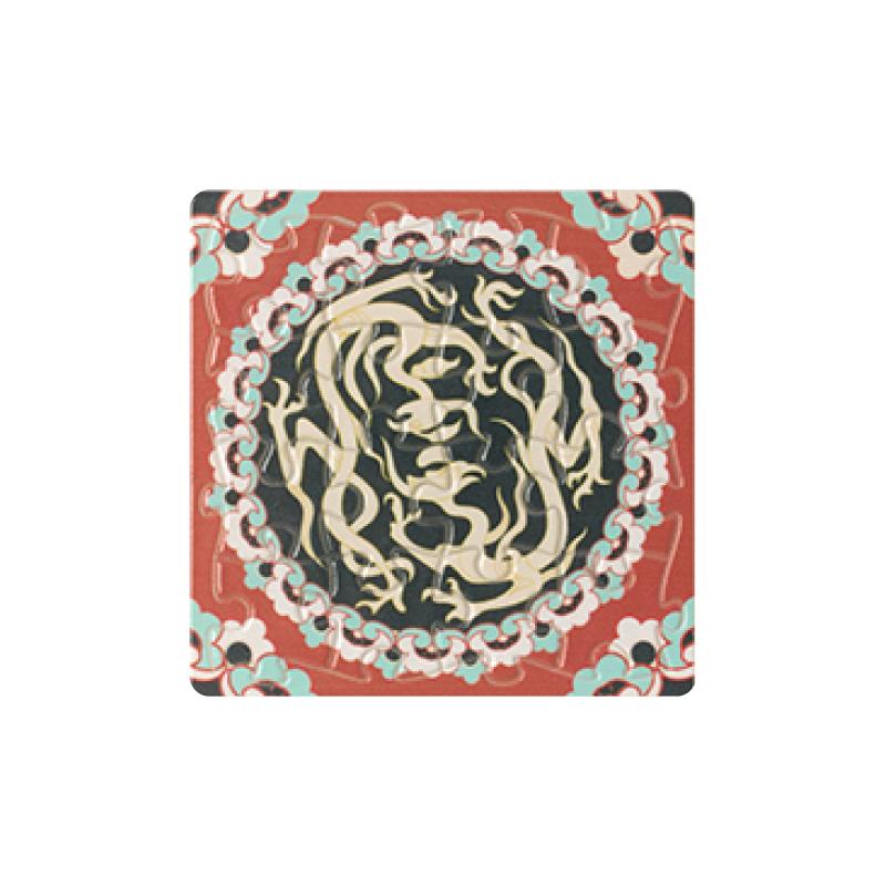 敦煌研究院龙行龘龘拼图冰箱贴