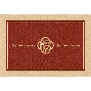 2026入户门地垫红色进门门口脚垫家用入户地毯入门门垫乔迁门地垫