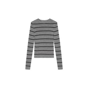 胡意旋王艺瑾同款CONCISE-WHITE简白2025秋冬新款羊毛针织上衣女