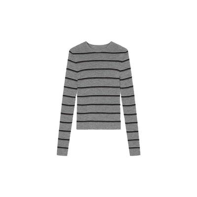 胡意旋王艺瑾同款CONCISE-WHITE简白2025秋冬新款羊毛针织上衣女