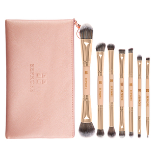 双头化妆刷套装全套超柔软毛便携初学者眼影刷两头小号细节腮红刷