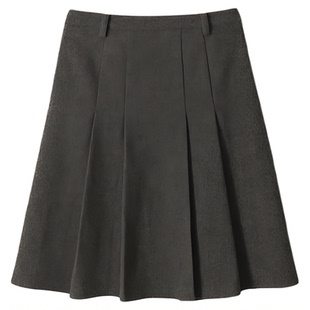 秒发!通勤OL风2026春韩国not*ing written针织开衫+百褶半身裙女