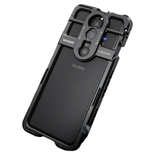 NEEWER纽尔适用索尼 Xperia PRO-I手机兔笼摄影摄像直播专用拓展框双手持户外拍摄外接67mm滤镜手柄助拍器