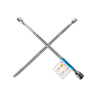 汽车轮胎专用十字架扳手螺丝省力拆卸更换工具换胎套筒拆胎换备胎