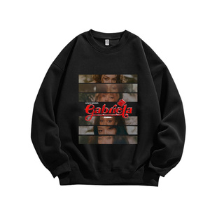 韩女团爱豆Katseye Gabriela粉丝应援周边重磅纯棉卫衣服男女同款