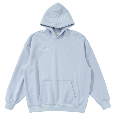 雅莎双面料秋冬刺绣卫衣男BF上衣