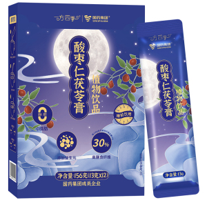 国药集团一方九韵酸枣仁茯苓膏茶睡前膏百合膏复方酸枣仁膏睡眠茶