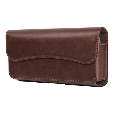 适用于手机挂腰包通用苹果穿皮带华为手机包横款荣耀跨腰间套小米老人红男夹别oppo新工地干活vivo轻薄多功能