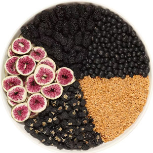 种循环子茶亚麻籽无花果黄黑枸杞桑葚干组合养酮茶生茶包官方正品