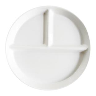 唯物生活 211减脂餐盘分格大人减肥专用儿童定量陶瓷盘高级感家用